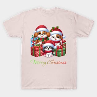 A very puppy Christmas T-Shirt